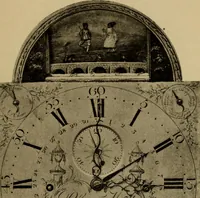An illustration from Old clocks and watches & their makers : being an historical and descriptive account of the different styles of clocks and watches of the past, in England and abroad, to which is added a list of nearly twelve thousand makers (1922)
