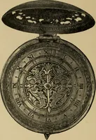 An illustration from Old clocks and watches & their makers : being an historical and descriptive account of the different styles of clocks and watches of the past, in England and abroad, to which is added a list of nearly twelve thousand makers (1922)