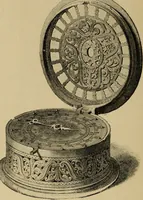 An illustration from Old clocks and watches & their makers : being an historical and descriptive account of the different styles of clocks and watches of the past, in England and abroad, to which is added a list of nearly twelve thousand makers (1922)