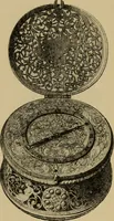 An illustration from Old clocks and watches & their makers : being an historical and descriptive account of the different styles of clocks and watches of the past, in England and abroad, to which is added a list of nearly twelve thousand makers (1922)