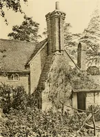 An illustration from Old cottages & farm-houses in Surrey / illustrated on one hundred collotype plates from photographs specially taken by W. Galsworthy Davie, with an introduction and numerous sketches by W. Curtis Green (1908)
