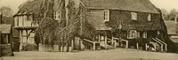 An illustration from Old cottages & farm-houses in Surrey / illustrated on one hundred collotype plates from photographs specially taken by W. Galsworthy Davie, with an introduction and numerous sketches by W. Curtis Green (1908)