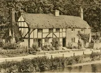 An illustration from Old cottages & farm-houses in Surrey / illustrated on one hundred collotype plates from photographs specially taken by W. Galsworthy Davie, with an introduction and numerous sketches by W. Curtis Green (1908)
