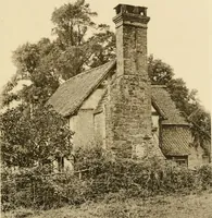 An illustration from Old cottages & farm-houses in Surrey / illustrated on one hundred collotype plates from photographs specially taken by W. Galsworthy Davie, with an introduction and numerous sketches by W. Curtis Green (1908)