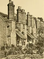 An illustration from Old cottages & farm-houses in Surrey / illustrated on one hundred collotype plates from photographs specially taken by W. Galsworthy Davie, with an introduction and numerous sketches by W. Curtis Green (1908)