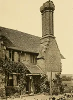 An illustration from Old cottages & farm-houses in Surrey / illustrated on one hundred collotype plates from photographs specially taken by W. Galsworthy Davie, with an introduction and numerous sketches by W. Curtis Green (1908)