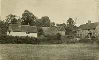 An illustration from Old cottages & farm-houses in Surrey / illustrated on one hundred collotype plates from photographs specially taken by W. Galsworthy Davie, with an introduction and numerous sketches by W. Curtis Green (1908)