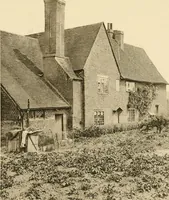 An illustration from Old cottages & farm-houses in Surrey / illustrated on one hundred collotype plates from photographs specially taken by W. Galsworthy Davie, with an introduction and numerous sketches by W. Curtis Green (1908)