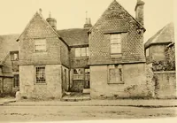 An illustration from Old cottages & farm-houses in Surrey / illustrated on one hundred collotype plates from photographs specially taken by W. Galsworthy Davie, with an introduction and numerous sketches by W. Curtis Green (1908)