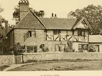 An illustration from Old cottages & farm-houses in Surrey / illustrated on one hundred collotype plates from photographs specially taken by W. Galsworthy Davie, with an introduction and numerous sketches by W. Curtis Green (1908)