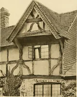 An illustration from Old cottages & farm-houses in Surrey / illustrated on one hundred collotype plates from photographs specially taken by W. Galsworthy Davie, with an introduction and numerous sketches by W. Curtis Green (1908)