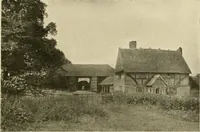 An illustration from Old cottages & farm-houses in Surrey / illustrated on one hundred collotype plates from photographs specially taken by W. Galsworthy Davie, with an introduction and numerous sketches by W. Curtis Green (1908)