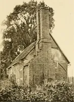 An illustration from Old cottages & farm-houses in Surrey / illustrated on one hundred collotype plates from photographs specially taken by W. Galsworthy Davie, with an introduction and numerous sketches by W. Curtis Green (1908)