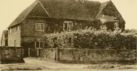 An illustration from Old cottages & farm-houses in Surrey / illustrated on one hundred collotype plates from photographs specially taken by W. Galsworthy Davie, with an introduction and numerous sketches by W. Curtis Green (1908)
