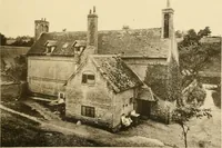 An illustration from Old cottages & farm-houses in Surrey / illustrated on one hundred collotype plates from photographs specially taken by W. Galsworthy Davie, with an introduction and numerous sketches by W. Curtis Green (1908)