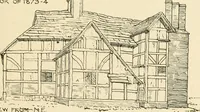 An illustration from Old cottages & farm-houses in Surrey / illustrated on one hundred collotype plates from photographs specially taken by W. Galsworthy Davie, with an introduction and numerous sketches by W. Curtis Green (1908)