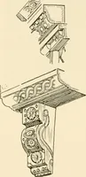An illustration from Old cottages & farm-houses in Surrey / illustrated on one hundred collotype plates from photographs specially taken by W. Galsworthy Davie, with an introduction and numerous sketches by W. Curtis Green (1908)