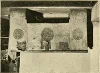 An illustration from Old cottages & farm-houses in Surrey / illustrated on one hundred collotype plates from photographs specially taken by W. Galsworthy Davie, with an introduction and numerous sketches by W. Curtis Green (1908)