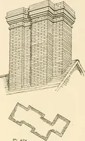 An illustration from Old cottages & farm-houses in Surrey / illustrated on one hundred collotype plates from photographs specially taken by W. Galsworthy Davie, with an introduction and numerous sketches by W. Curtis Green (1908)