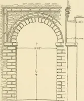 An illustration from Old cottages & farm-houses in Surrey / illustrated on one hundred collotype plates from photographs specially taken by W. Galsworthy Davie, with an introduction and numerous sketches by W. Curtis Green (1908)