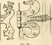 An illustration from Old cottages & farm-houses in Surrey / illustrated on one hundred collotype plates from photographs specially taken by W. Galsworthy Davie, with an introduction and numerous sketches by W. Curtis Green (1908)