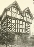 An illustration from Old cottages, farm houses, and other half-timber buildings in Shropshire, Herefordshire, and Cheshire (1904)