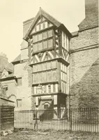 An illustration from Old cottages, farm houses, and other half-timber buildings in Shropshire, Herefordshire, and Cheshire (1904)