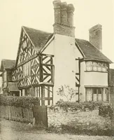 An illustration from Old cottages, farm houses, and other half-timber buildings in Shropshire, Herefordshire, and Cheshire (1904)