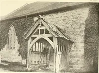 An illustration from Old cottages, farm houses, and other half-timber buildings in Shropshire, Herefordshire, and Cheshire (1904)