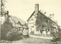 An illustration from Old cottages, farm houses, and other half-timber buildings in Shropshire, Herefordshire, and Cheshire (1904)