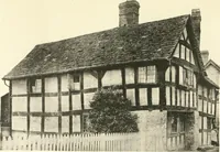 An illustration from Old cottages, farm houses, and other half-timber buildings in Shropshire, Herefordshire, and Cheshire (1904)