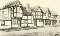 An illustration from Old cottages, farm houses, and other half-timber buildings in Shropshire, Herefordshire, and Cheshire (1904)