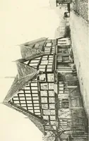 An illustration from Old cottages, farm houses, and other half-timber buildings in Shropshire, Herefordshire, and Cheshire (1904)