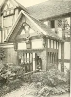 An illustration from Old cottages, farm houses, and other half-timber buildings in Shropshire, Herefordshire, and Cheshire (1904)