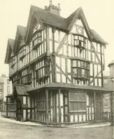 An illustration from Old cottages, farm houses, and other half-timber buildings in Shropshire, Herefordshire, and Cheshire (1904)