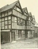 An illustration from Old cottages, farm houses, and other half-timber buildings in Shropshire, Herefordshire, and Cheshire (1904)