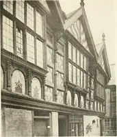 An illustration from Old cottages, farm houses, and other half-timber buildings in Shropshire, Herefordshire, and Cheshire (1904)