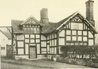 An illustration from Old cottages, farm houses, and other half-timber buildings in Shropshire, Herefordshire, and Cheshire (1904)