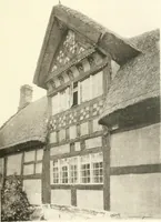 An illustration from Old cottages, farm houses, and other half-timber buildings in Shropshire, Herefordshire, and Cheshire (1904)
