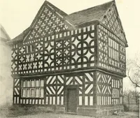 An illustration from Old cottages, farm houses, and other half-timber buildings in Shropshire, Herefordshire, and Cheshire (1904)