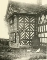 An illustration from Old cottages, farm houses, and other half-timber buildings in Shropshire, Herefordshire, and Cheshire (1904)