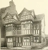 An illustration from Old cottages, farm houses, and other half-timber buildings in Shropshire, Herefordshire, and Cheshire (1904)
