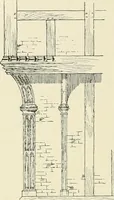 An illustration from Old cottages, farm houses, and other half-timber buildings in Shropshire, Herefordshire, and Cheshire (1904)