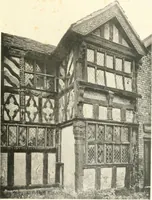 An illustration from Old cottages, farm houses, and other half-timber buildings in Shropshire, Herefordshire, and Cheshire (1904)
