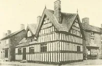 An illustration from Old cottages, farm houses, and other half-timber buildings in Shropshire, Herefordshire, and Cheshire (1904)