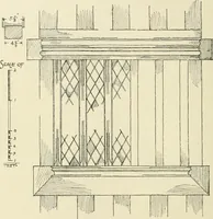 An illustration from Old cottages, farm houses, and other half-timber buildings in Shropshire, Herefordshire, and Cheshire (1904)