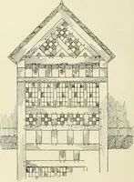 An illustration from Old cottages, farm houses, and other half-timber buildings in Shropshire, Herefordshire, and Cheshire (1904)