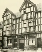 An illustration from Old cottages, farm houses, and other half-timber buildings in Shropshire, Herefordshire, and Cheshire (1904)