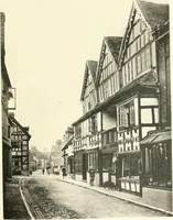 An illustration from Old cottages, farm houses, and other half-timber buildings in Shropshire, Herefordshire, and Cheshire (1904)