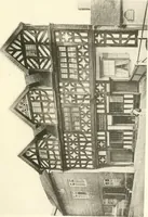 An illustration from Old cottages, farm houses, and other half-timber buildings in Shropshire, Herefordshire, and Cheshire (1904)